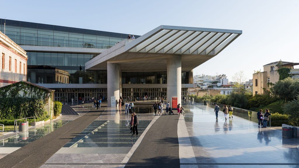 Entrance to the Acropolis Museum part of the Private Tour Acropolis half day by Discvoer Greek Culture