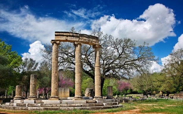The temple of Olympia, one of the main attractions while on the Ancient Olympia Private Tour by Discvoer Greek Culture
