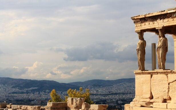 The Caryatids of the Acropolis, part of the Athens Full day Private Tour by Discover Greek Culture